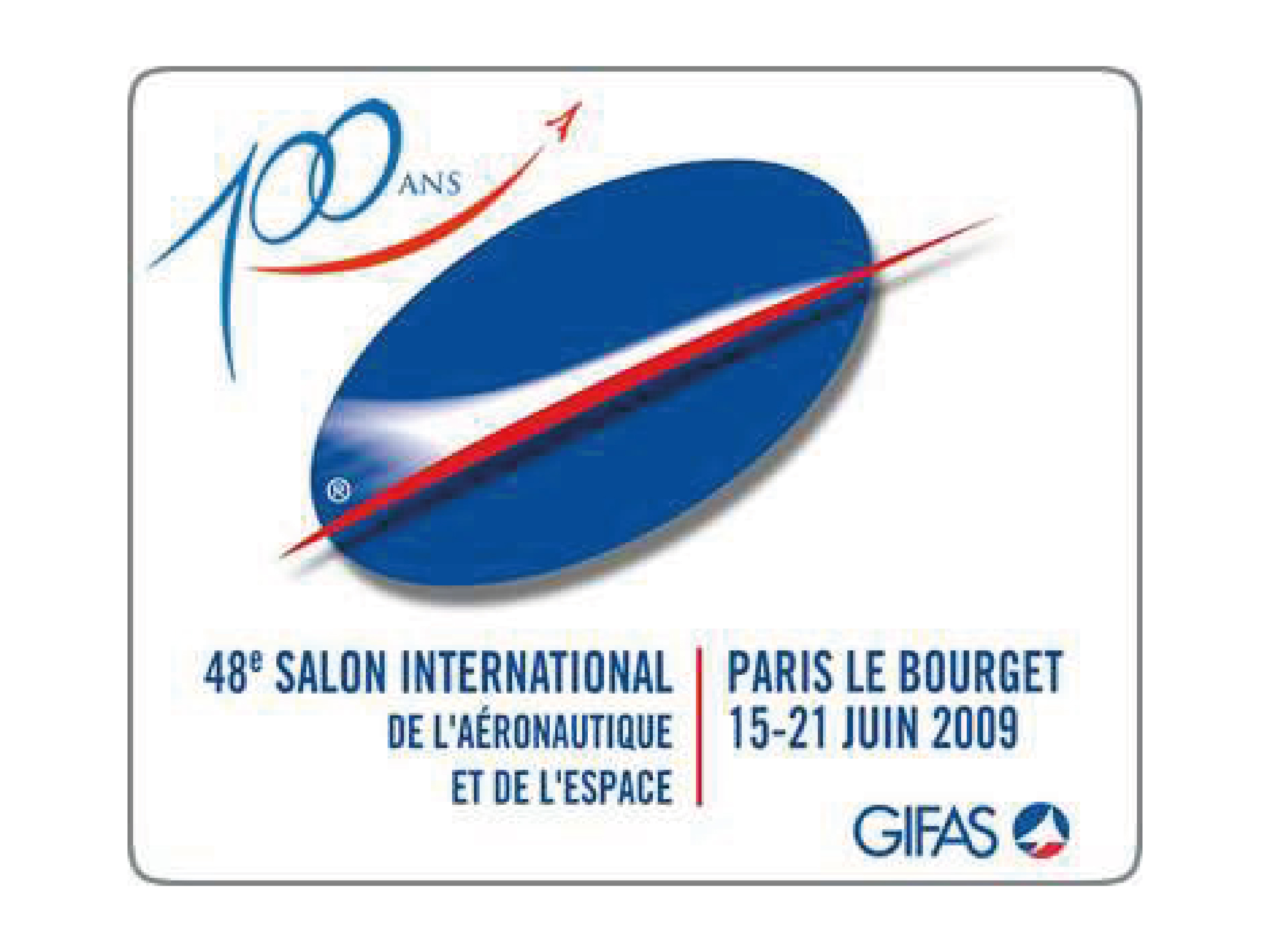 Logo SALON DU BOURGET 2009 100 ans