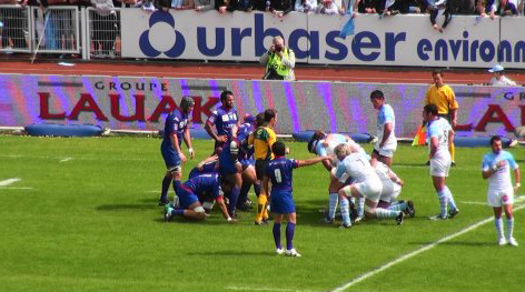 Rencontre RACING METRO 92 - AVIRON BAYONNAIS