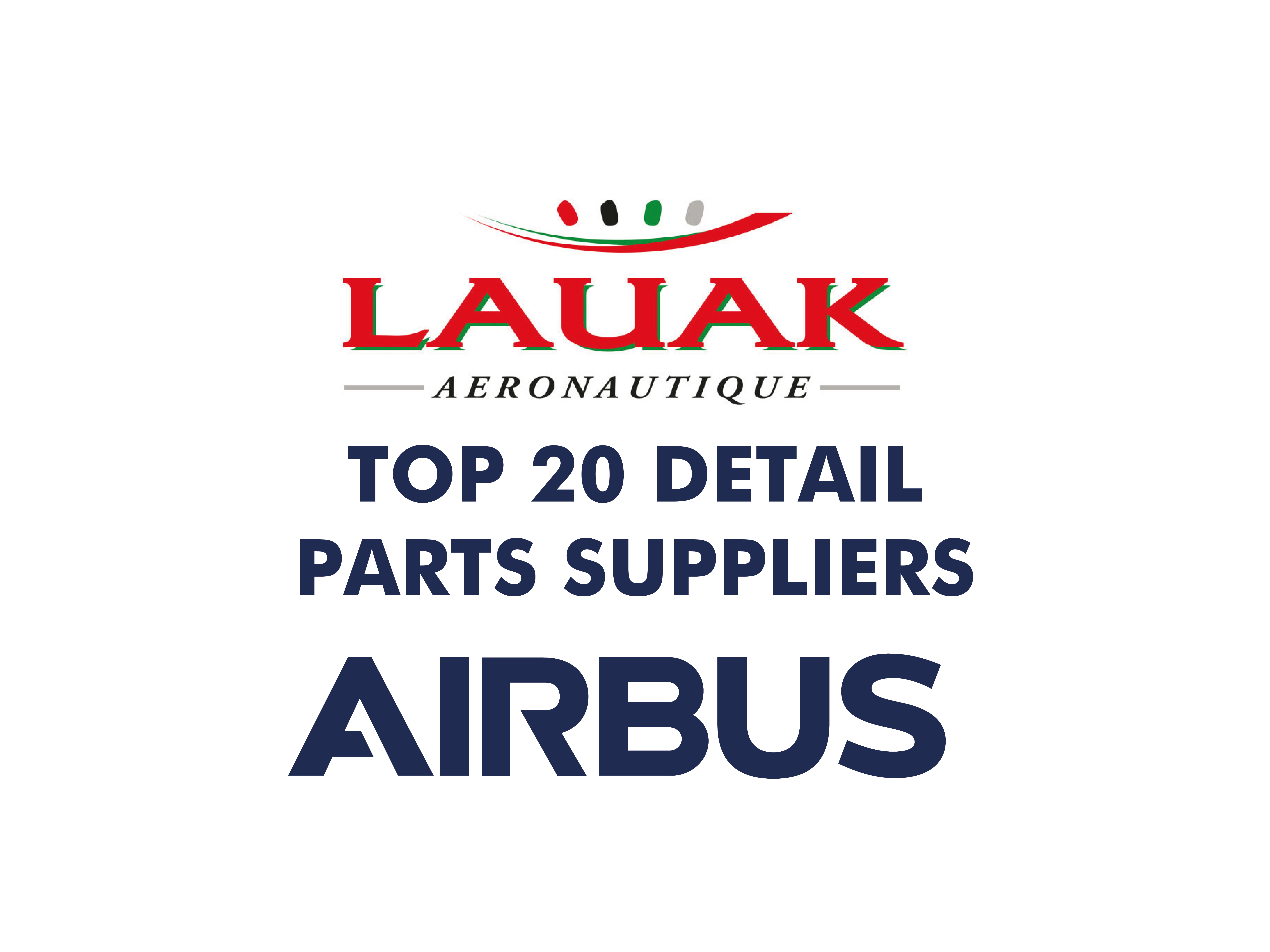 LAUAK dans LE TOP 20 DETAIL PARTS SUPPLIERS D’AIRBUS