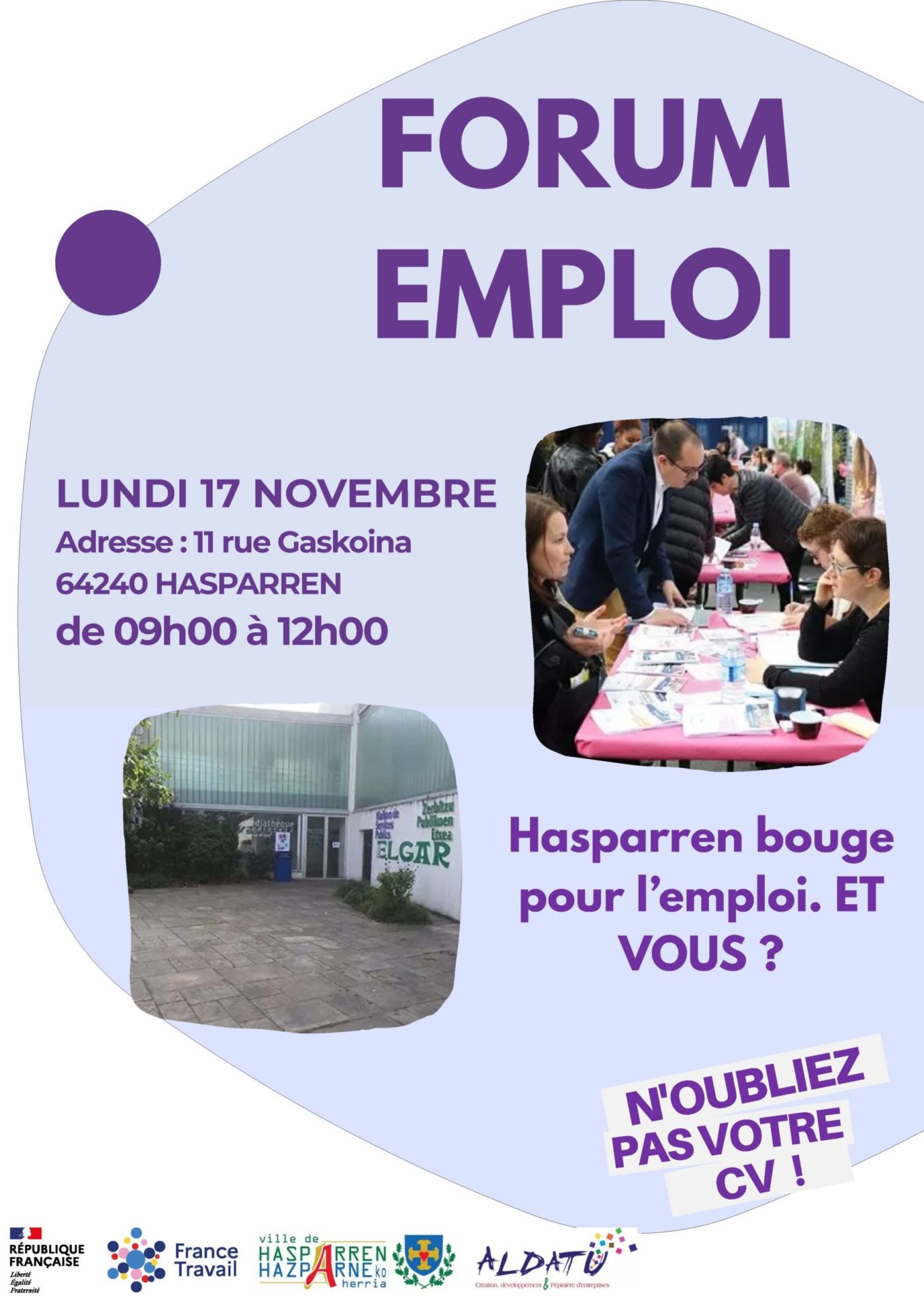 LAUAK au Forum de l’Emploi d’Hasparren !